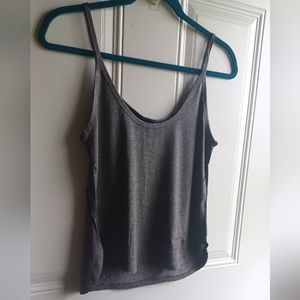 Revolve Olivaceous Spaghetti Strap Gray Top Size Small